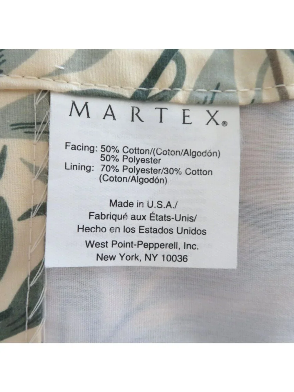 Martex botanical window